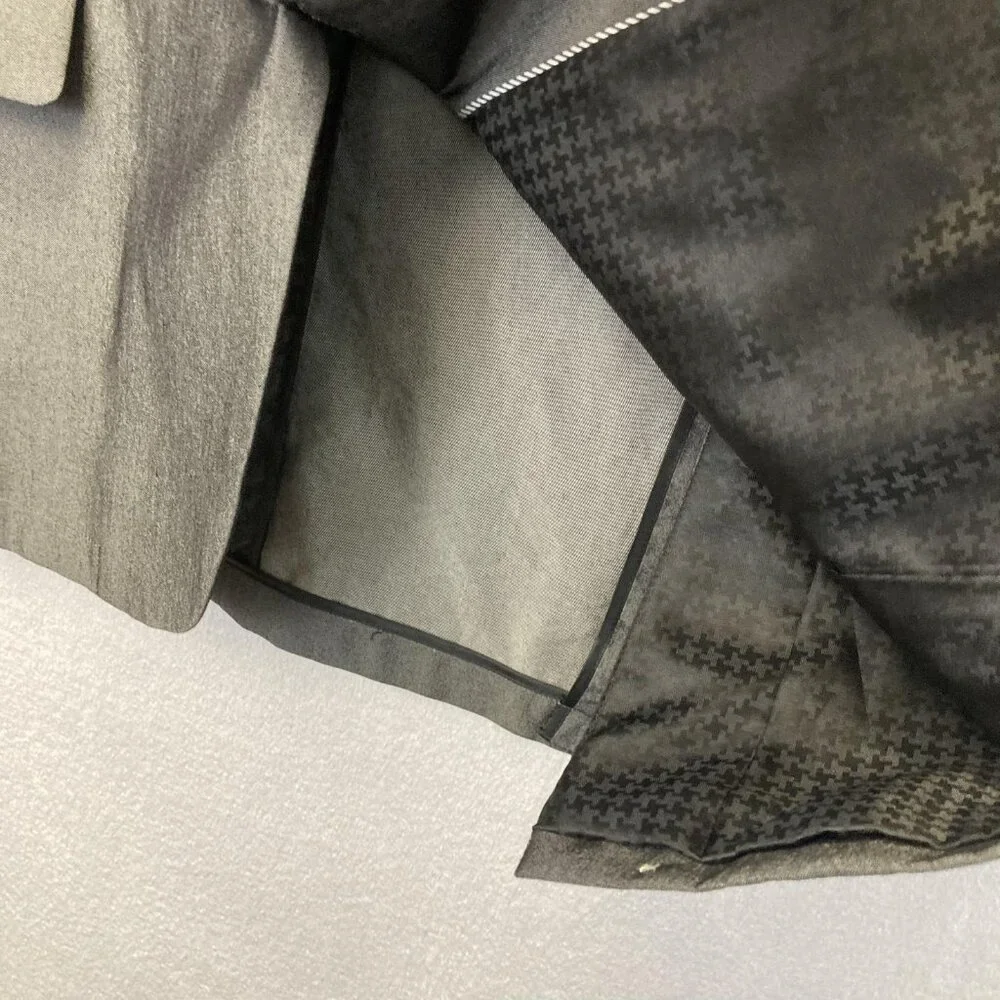 John Varvatos USA Unlined Blazer Jacket Mens‎ 44R Gray Sport Coat Cotton Blend
